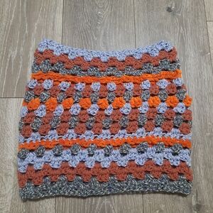 Handcrafted Multicolor Crochet Cowl Neck Scarf MADE TO ORDER